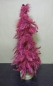 Preview: Federbaum Baum aus Federn rose oder burgund 40 cm LED Weihnachten