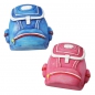 Preview: Deko-Figur Rucksack Ranzen pink oder blau Schule