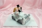 Preview: Spardose Brautauto Hochzeitsauto Brautpaar im Auto weiß Hochzeit