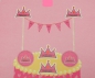 Preview: Tortendeko Cake Topper Prinzessin Geburtstag Kindergeburtstag