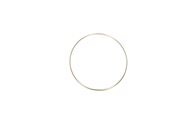 4 Metallringe Deko-Ringe Größe Ø 15 cm goldfarben SONDERPREIS Restposten