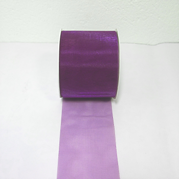 25 m Organzaband Deko-Band Schleifenband 70 mm breit 6 Farben wählbar Hochzeit