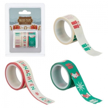 12 Rollen washi-tape Papier Klebeband Weihnachten