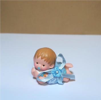 Deko-Figur Tortenfigur Porzellan Baby Junge Mädchen rosa hellblau