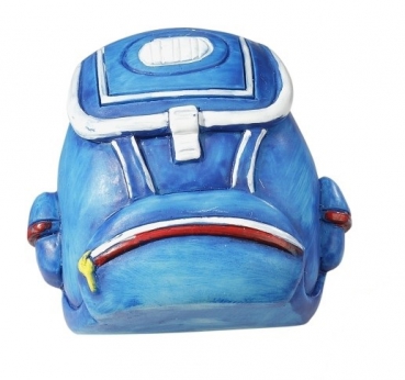 Deko-Figur Rucksack Ranzen pink oder blau Schule