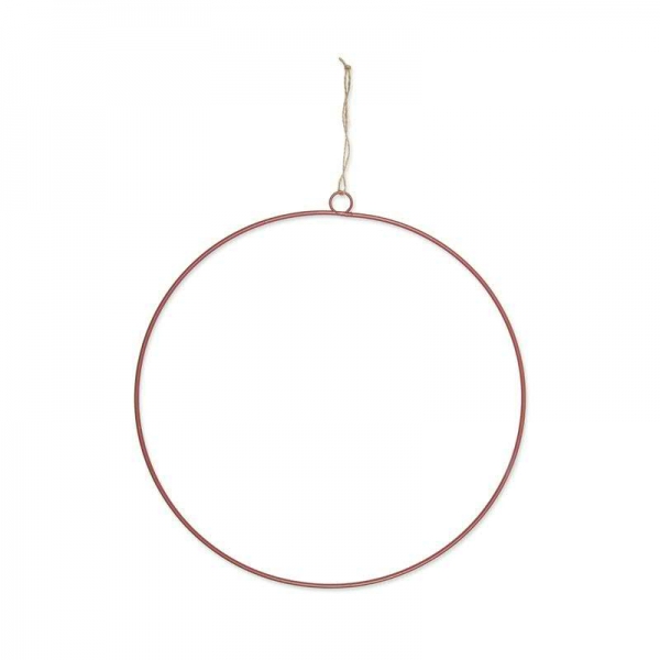 Metallring Deko-Ring Ø 35 cm Farbe rosewood