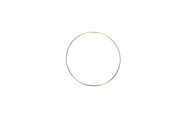 9 Metallringe Deko-Ringe Größe Ø 10 cm goldfarben SONDERPREIS Restposten