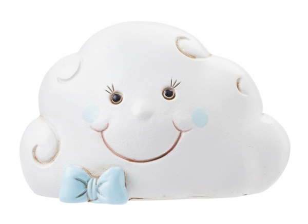 Deko-Wolke Wolke Deko Baby hellblau 5,5 cm