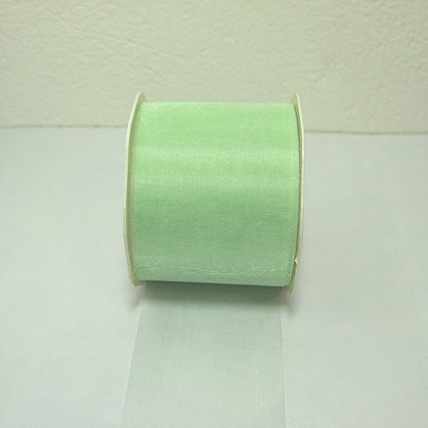 25 m Organzaband Deko-Band Schleifenband 70 mm breit 6 Farben wählbar Hochzeit