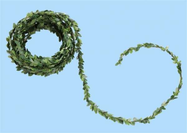 5 m Buchsgirlande Girlande Buchsgirlande grün künstlich