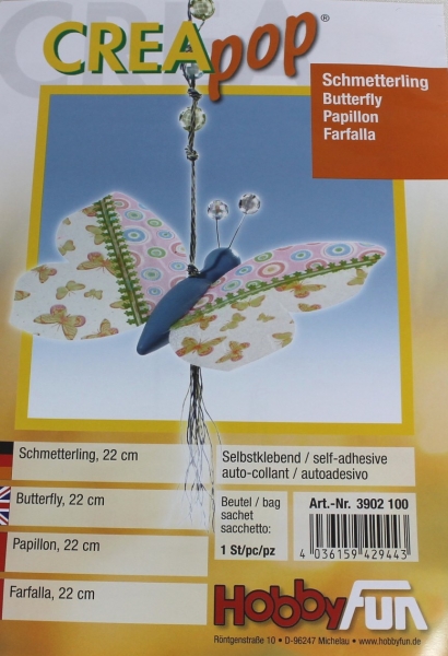 Bastelset Schmetterling  Hobbyfun Creapop