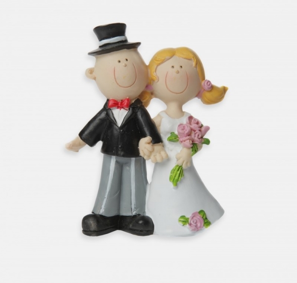 Deko-Figur Tortenfigur Tortenaufsatz Hochzeitspaar Brautpaar