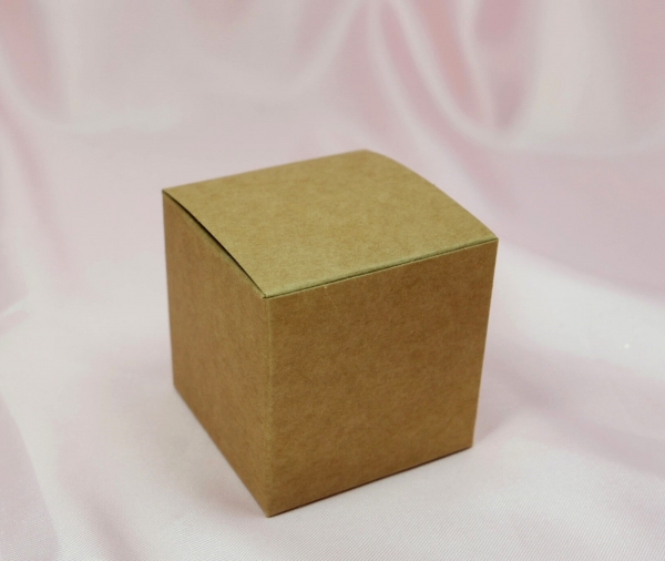 10 Schachteln Boxen Würfel Geschenkschachteln Kraftkarton 60 mm