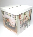 Kartenbox Briefbox Blumen Nostalgie Oldtimer multicolor Hochzeit